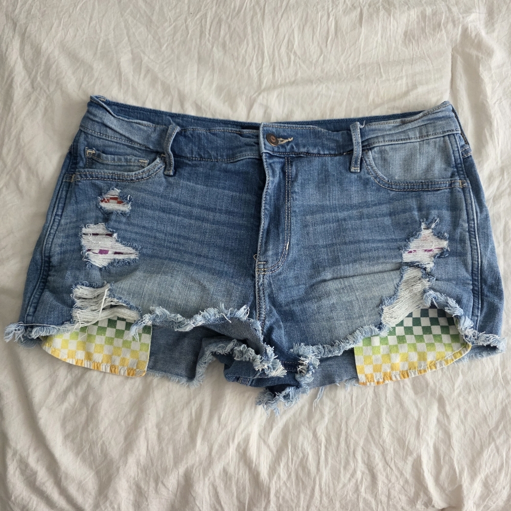 Hollister Rainbow Pocket High Rise Short 31/13